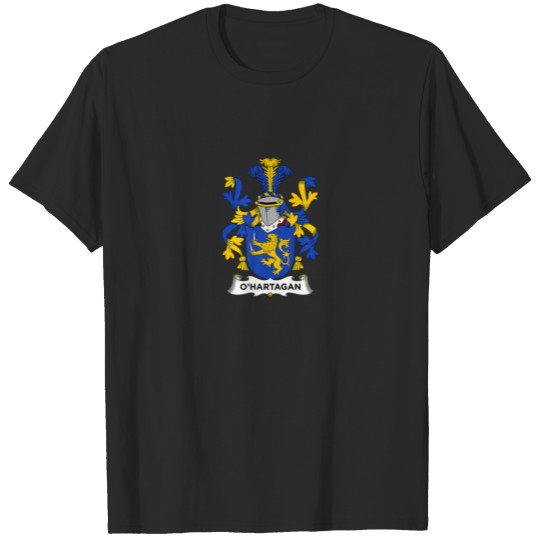 Discover O'hartagan Coat Of Arms - Family Crest T-shirt