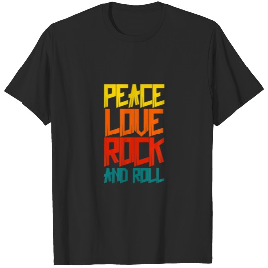Discover Rock And Roll Band Musician Rock Concert 80S Retro T-shirt