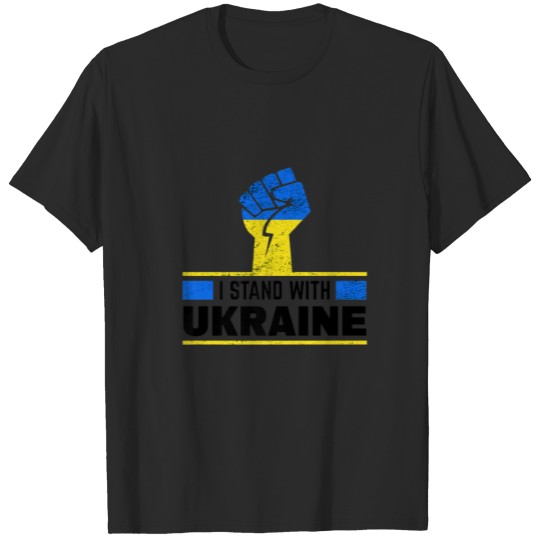 Discover I Stand With Ukraine Ukrainian Pride T-shirt