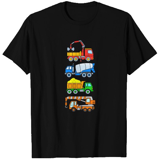 Vehicles construction site T-shirt