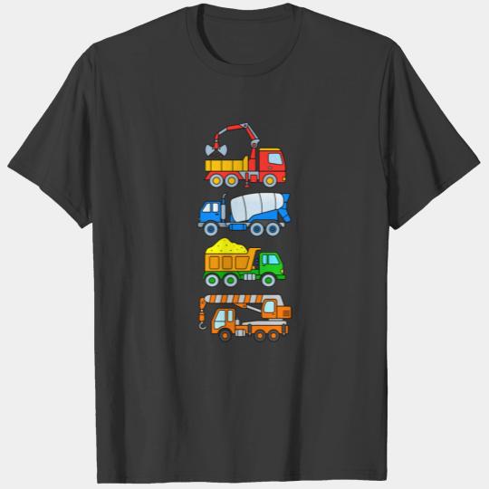 Vehicles construction site T-shirt