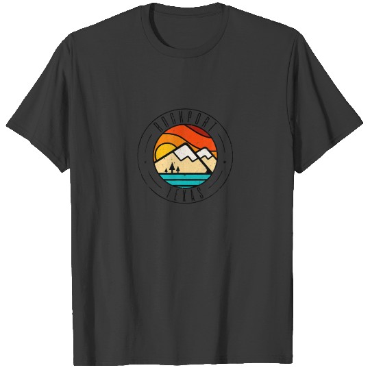 Discover Minimalist Outdoors Rockport Texas TX T-shirt