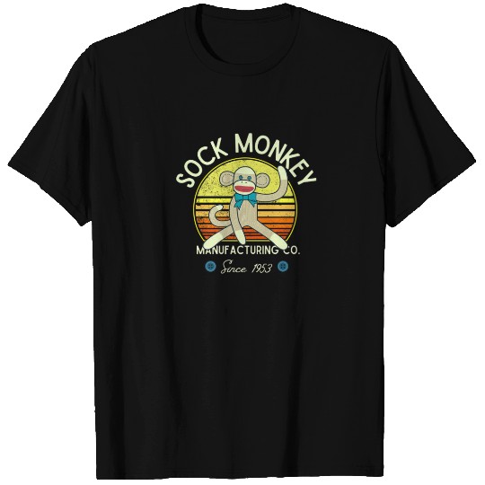 Sock Monkey Manufacturing Co. Retro Vintage Sock M T-shirt