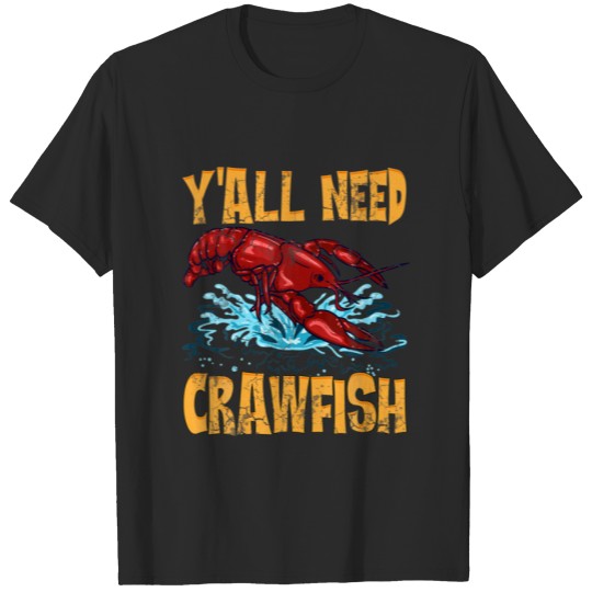 Discover Y'all Need Crawfish Classic Art Mardi Gras Carniva T-shirt