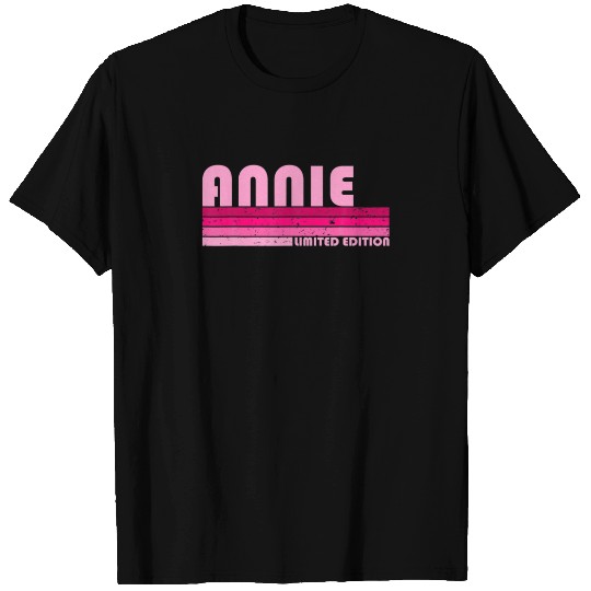 ANNIE Name Personalized Retro Vintage 80S 90S Birt T-shirt
