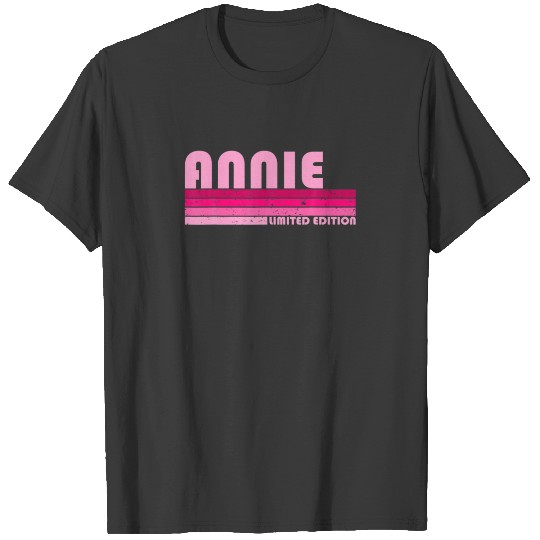 ANNIE Name Personalized Retro Vintage 80S 90S Birt T-shirt