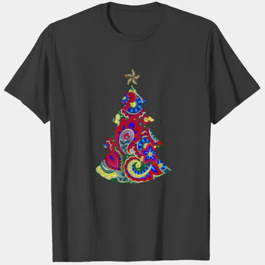 Christmas tree Mandala T-shirt
