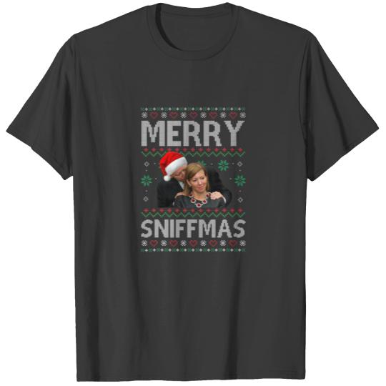 Santa Joe Biden Stephanie Carter Merry Sniffmas Ch T-shirt