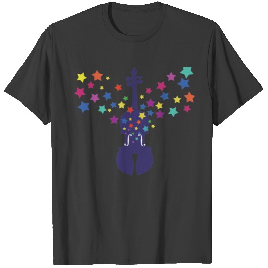 Fiddle Star Ladies Ringer T-shirt