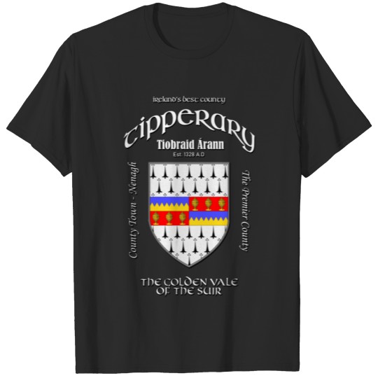 Discover Tipperary Ireland Crest T-shirt