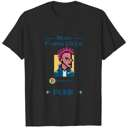 Great Punk-Design, Inspired By Crypto-Punks NFCryp T-shirt