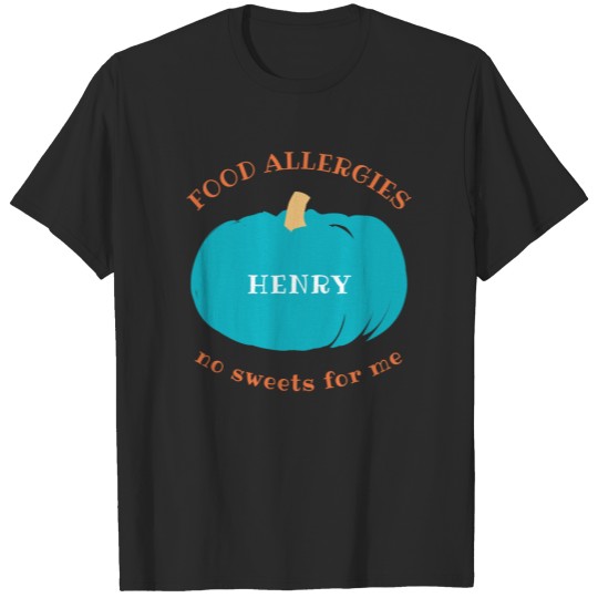 Discover Teal Pumpkin Personalized Allergy Halloween Kids T-shirt