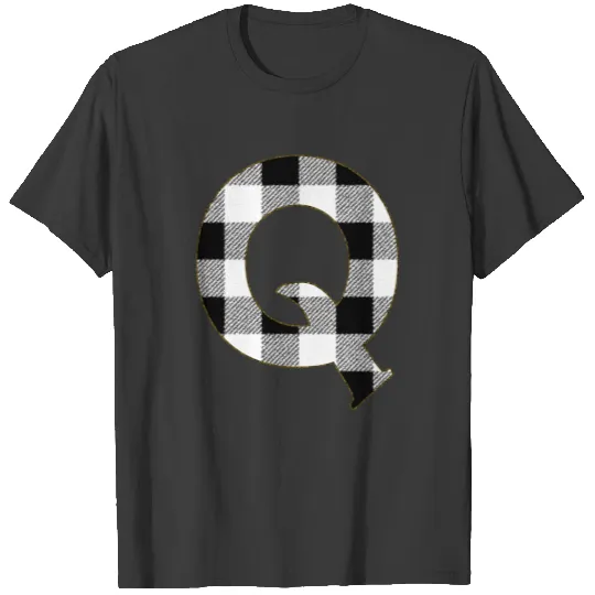 Gingham Check Q T-shirt