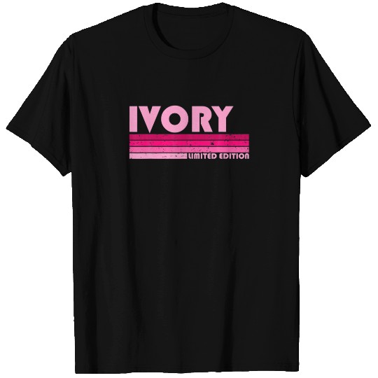 IVORY Name Personalized Retro Vintage 80S 90S Birt T-shirt