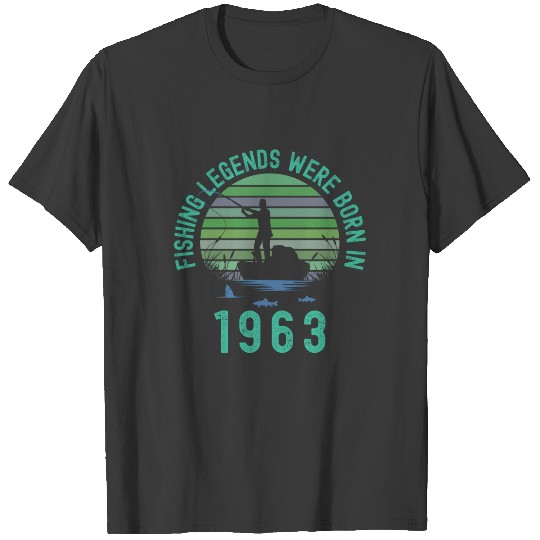Fishing Legends Were Born In 1963 Sleeveless T-shirt
