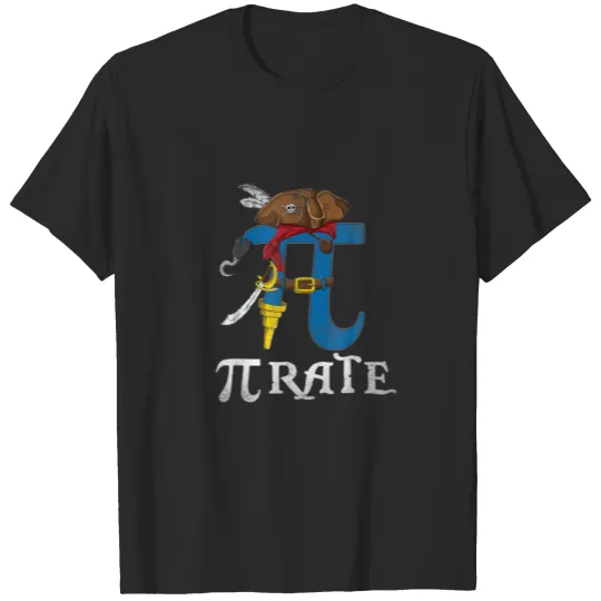 Funny Pi Day Rate Pirate Lovers Math Geek T-shirt