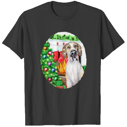 Great Dane Stockings Fawnequin UC T-shirt