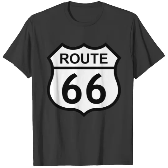 Route 66 Sign or Custom Image T-shirt