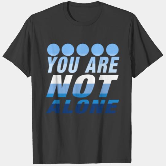 You are not alone gay pride  polo T-shirt
