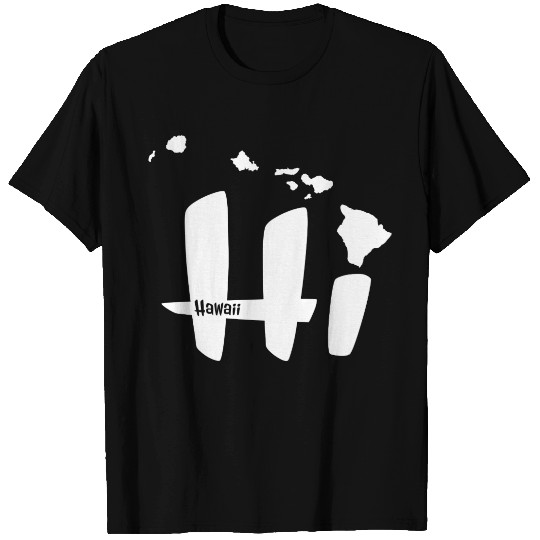 Hi Hawaii white T-shirt