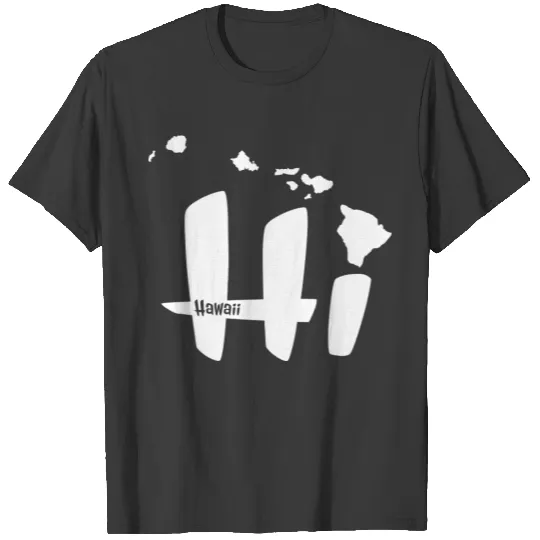 Hi Hawaii white T-shirt