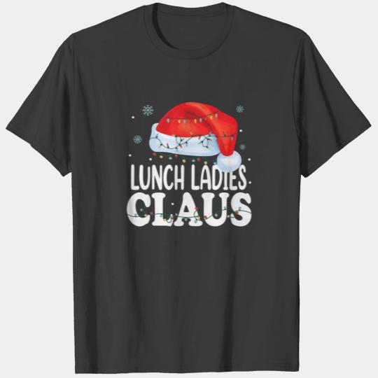 Lunch Ladies Santa Claus Christmas Funny Matching T-shirt