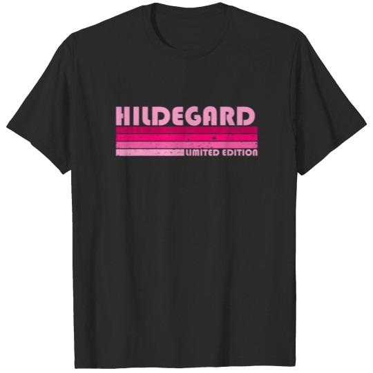 Discover HILDEGARD Name Personalized Retro Vintage 80S 90S T-shirt
