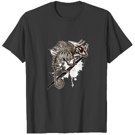 chameleon bone skeleton T-shirt