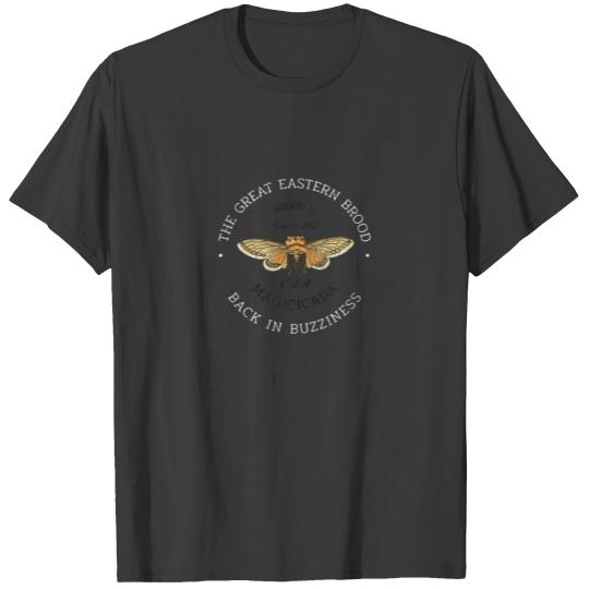 Cicada Insect Great Eastern Brood X USA 2021 Magic T-shirt