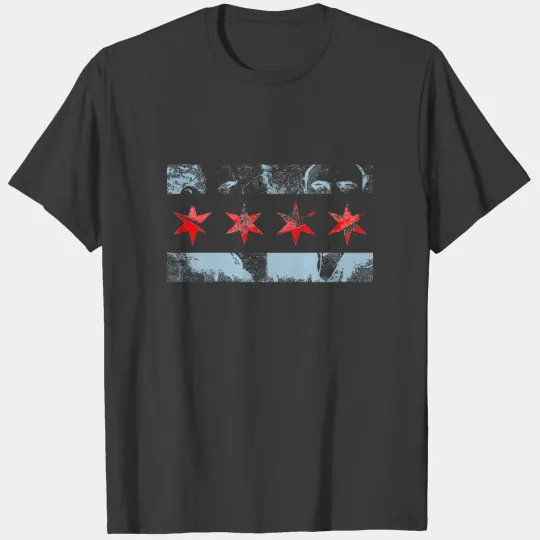 Al Capone Chicago Flag Sweat T-shirt