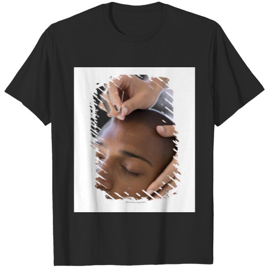 Discover Acupuncture. Acupuncturist inserting a needle T-shirt