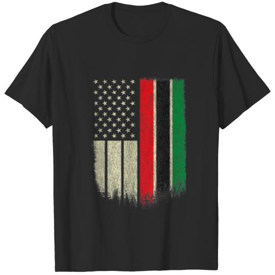 Discover African American Flag  Pan-African UNIA Flag T-shirt