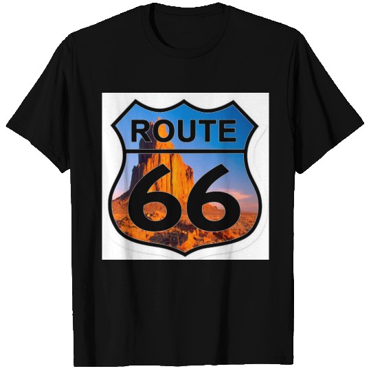 route 66 mountain T-shirt
