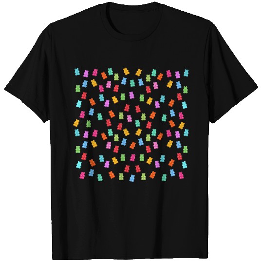Gummy bear pattern T-shirt