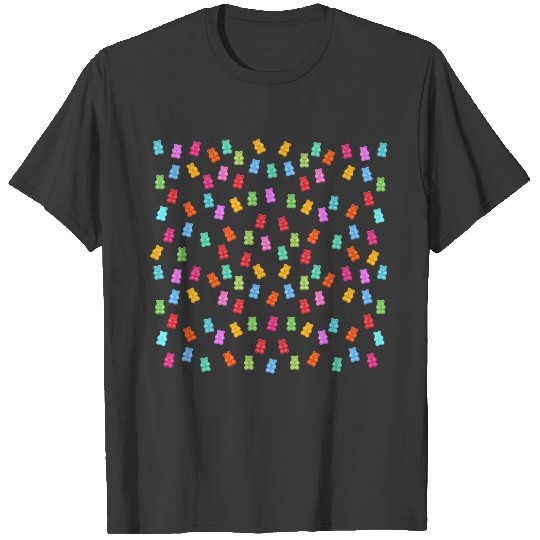 Gummy bear pattern T-shirt