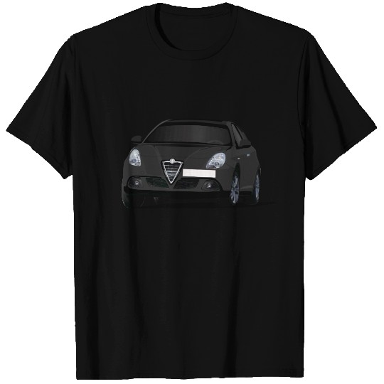 Alfa Romeo Giulietta - black car T-shirt