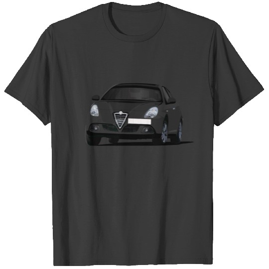 Alfa Romeo Giulietta - black car T-shirt