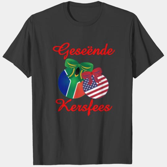 Ladies Afrikaans "Kersfees" Christmas Raglan T-shirt