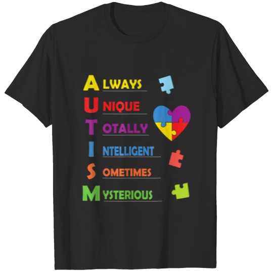 Autism awareness plus size acceptance puzzle T-shirt
