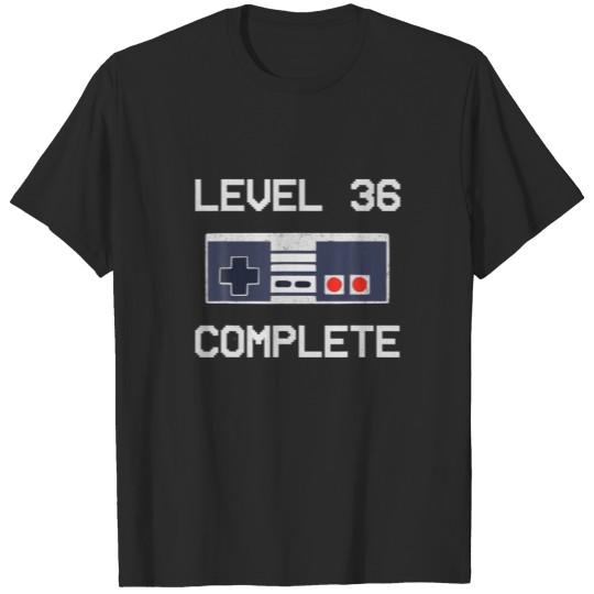 Discover Level 36 Complete Video Gamer - 36Th Wedding Anive T-shirt