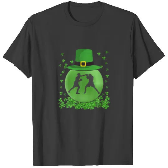 Retro Irish Boxing Shamrock Sports St. Patrick's D T-shirt