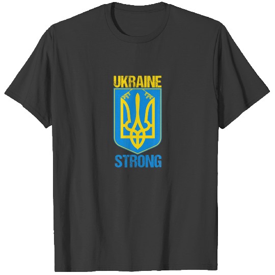 I Stand With Ukraine Flag Ukraine Strong Ukrainian T-shirt