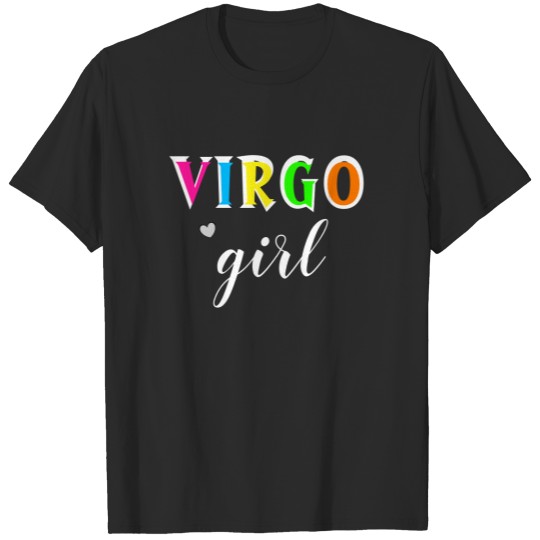 Discover Cute VIRGO girl Design T-shirt