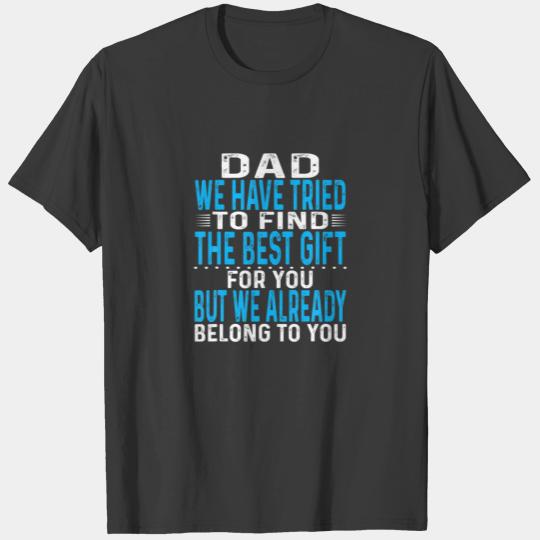 Proud Dad Funny Fathers Day From Son Daughter Niec T-shirt