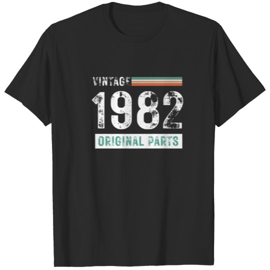 40Th Birthday Original Parts 40 Years Old Bday T-shirt
