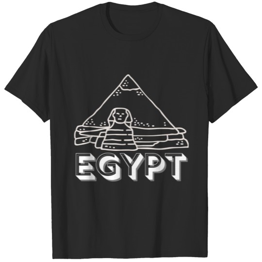 Discover Ancient Egyptian sphinx T T-shirt