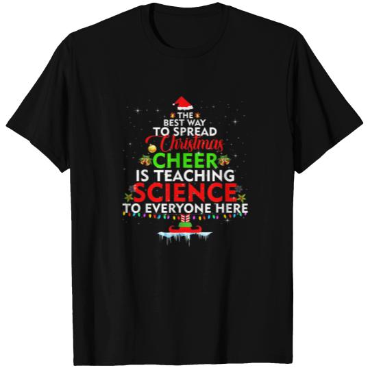 Science Teacher Christmas - Elf Christmas Cheer T-shirt