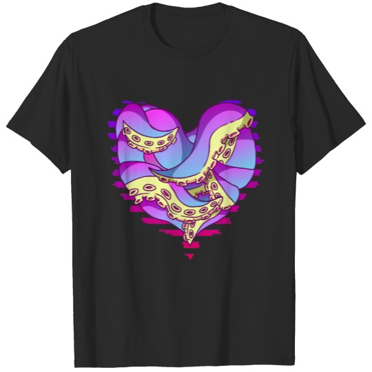 Discover Aesthetic Tentacle Heart T-shirt
