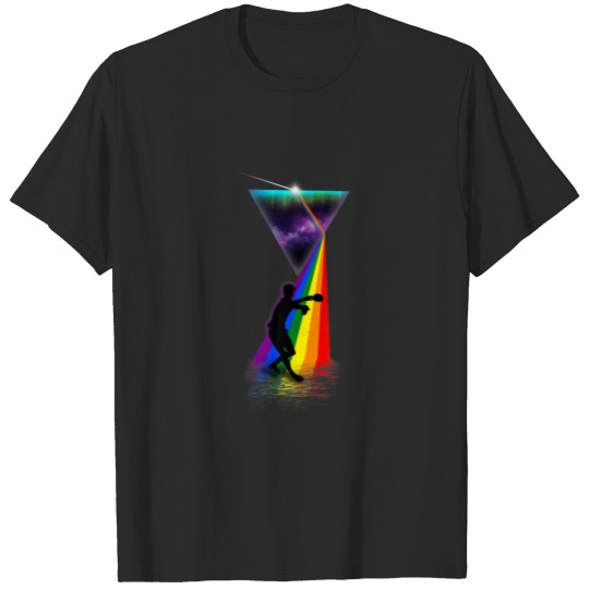 Discover Vintage Retro Prism Frisbee T-shirt
