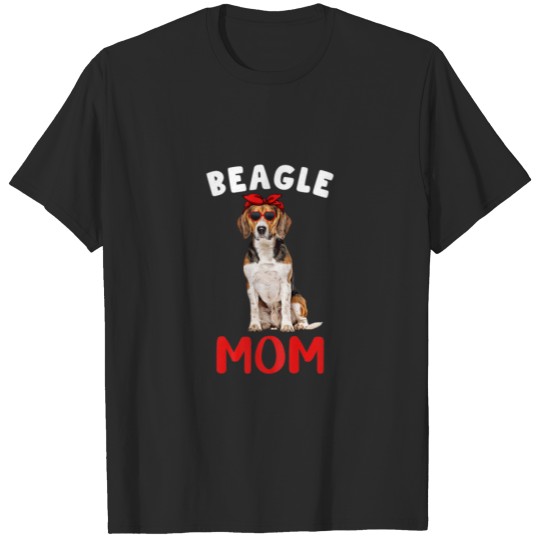 Discover Womens Beagle Mom Mama Dog Lover Owner Funny Cute T-shirt